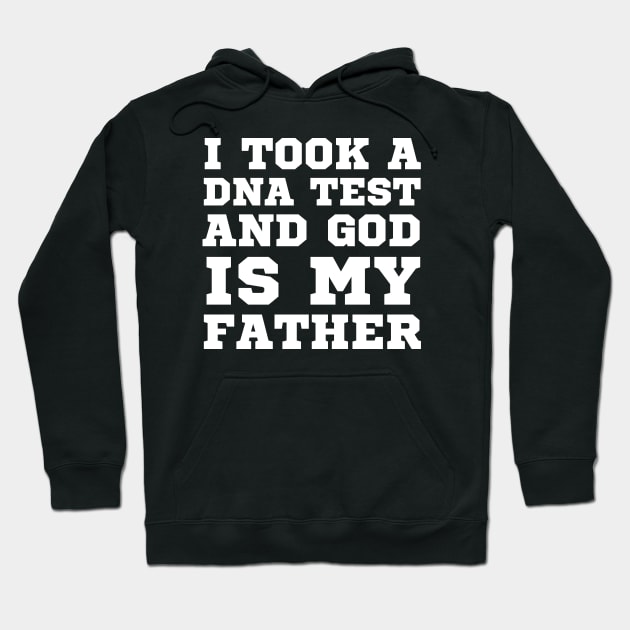 I Took A Dna Test And God Is My Father Hoodie by HobbyAndArt